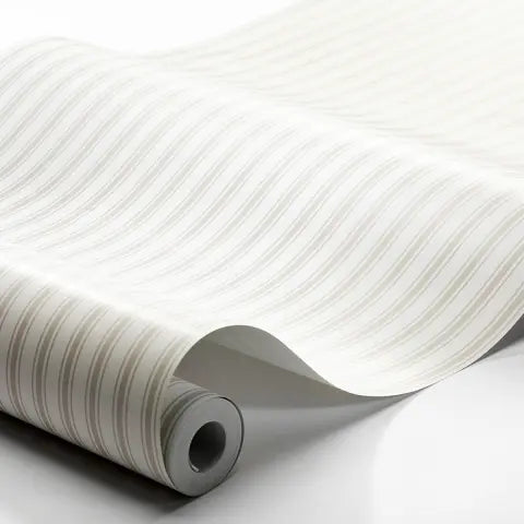 Aspö Stripe wallpaper in Sand — detail 1