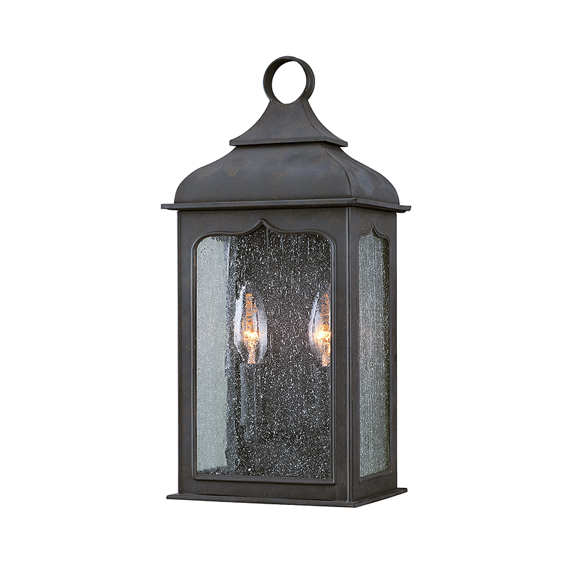 Henry Street Outdoor Wall Sconce in Textured Bronze