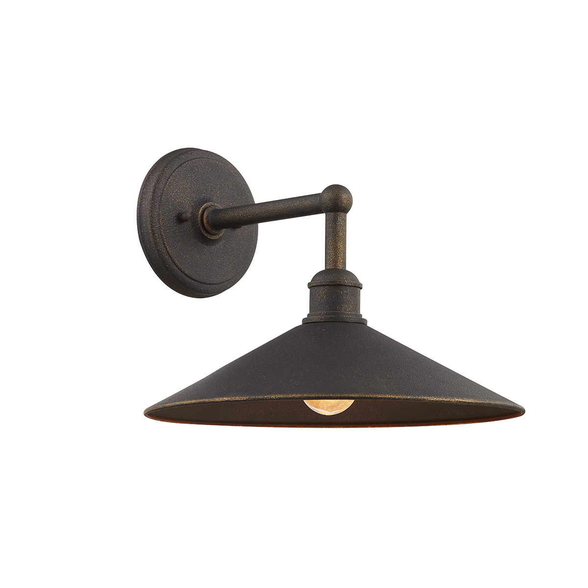 Shelton Exterior Wall Sconce in Vintage Bronze