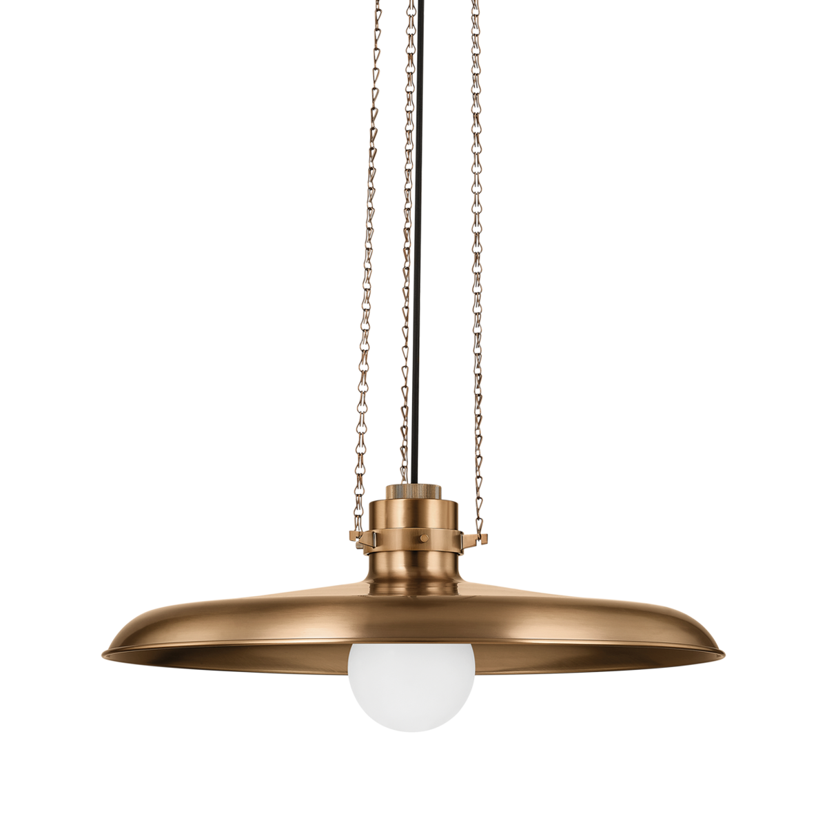 Rainhill Pendant in Patina Brass