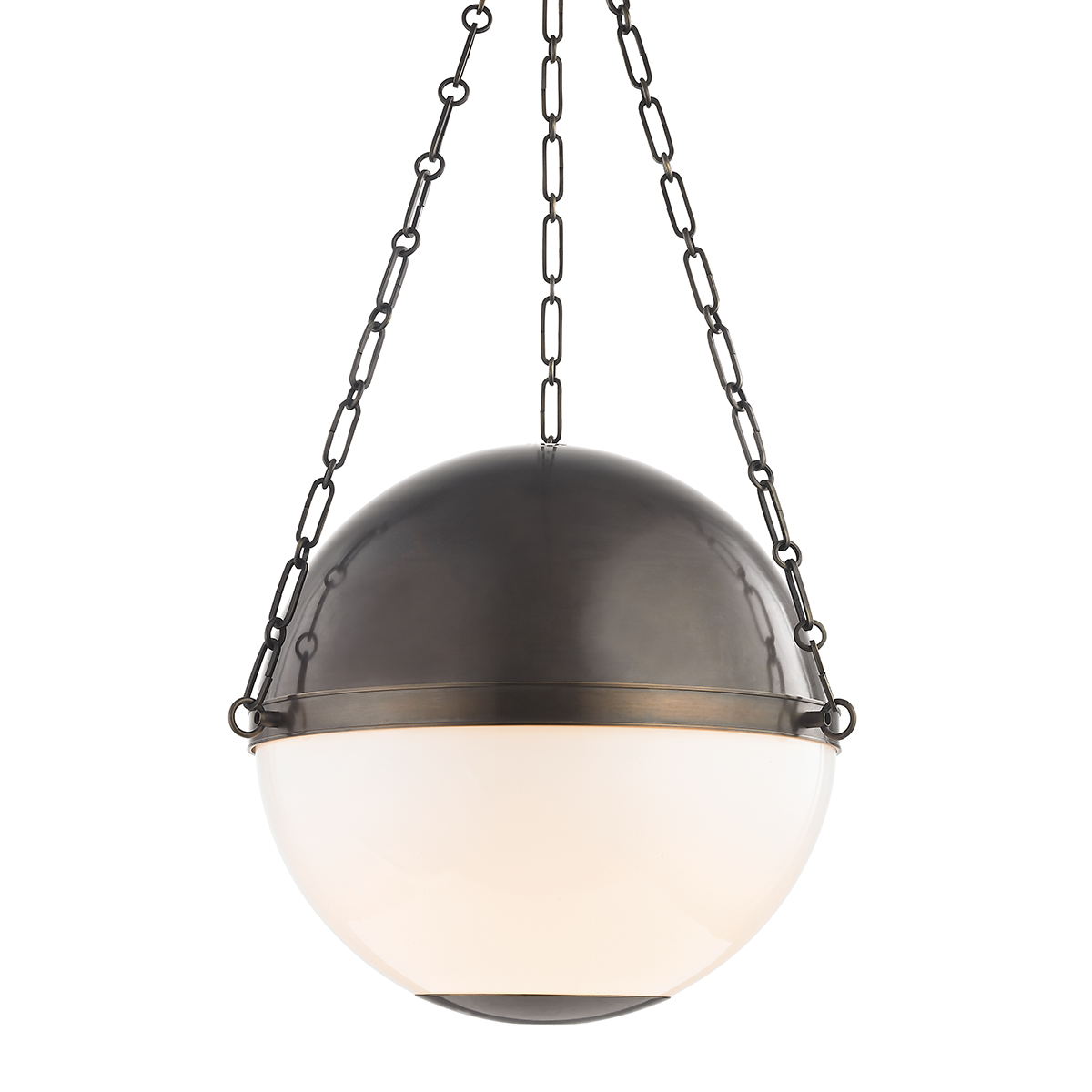 Sphere No. 2 Pendant in Distressed Bronze