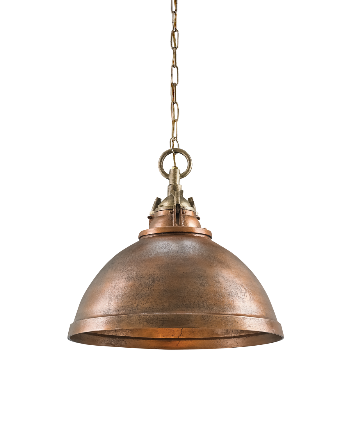 Admiral Pendant in Copper / Antique Brass
