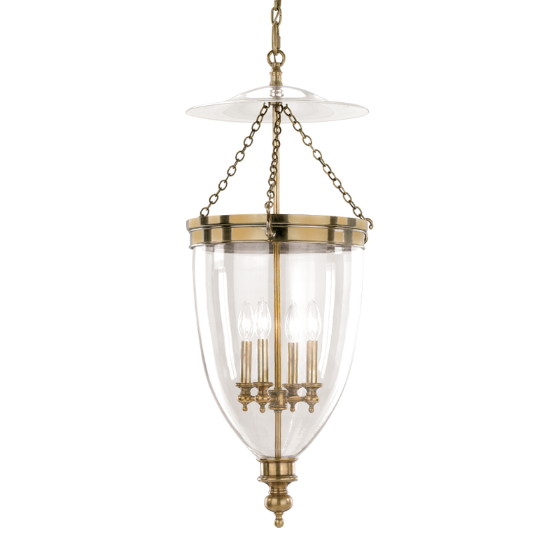 Hanover Pendant in 15.5" Wide / Aged Brass