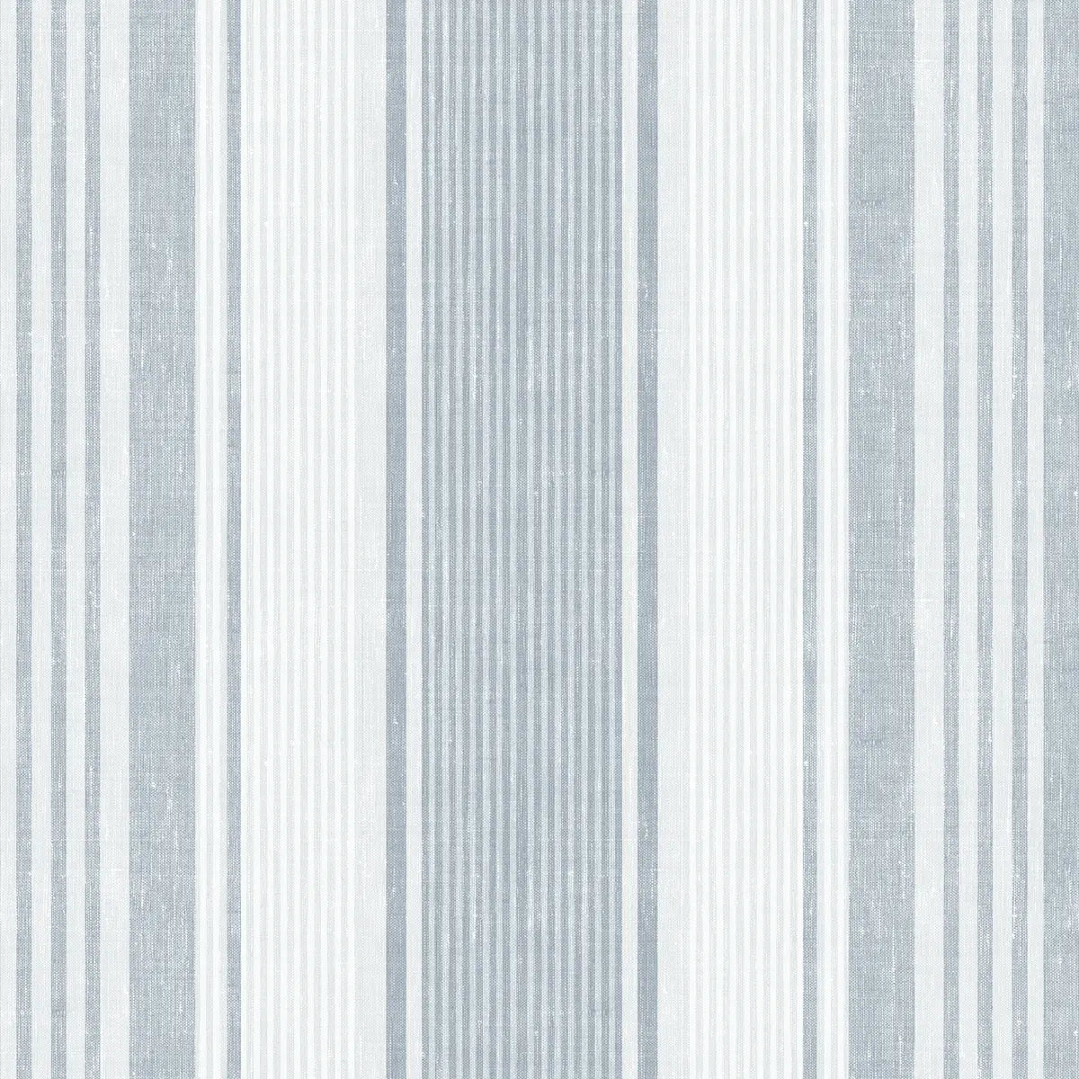 Linen Stripe wallpaper in Blue