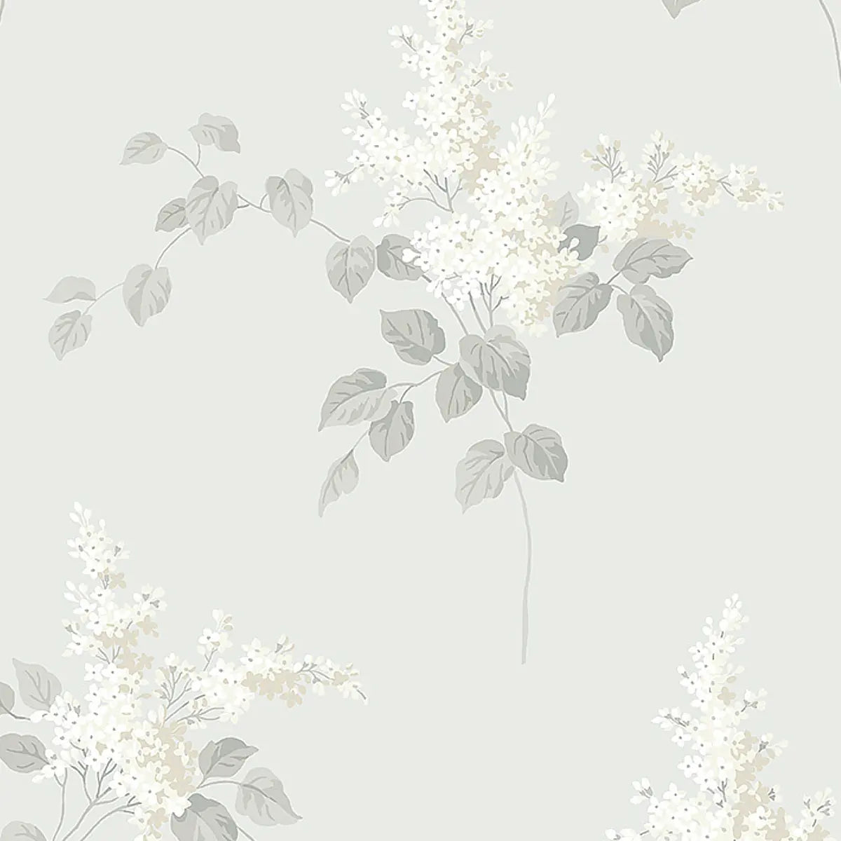 Lilacs wallpaper in Grey