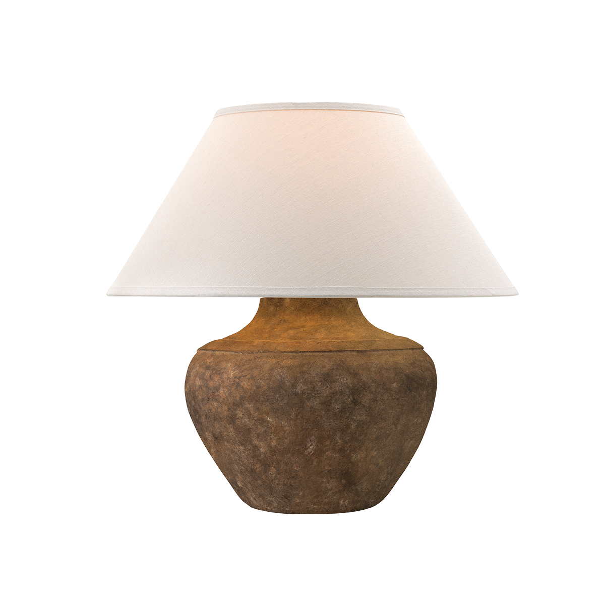 Calabria Table Lamp in Rustco / Linen