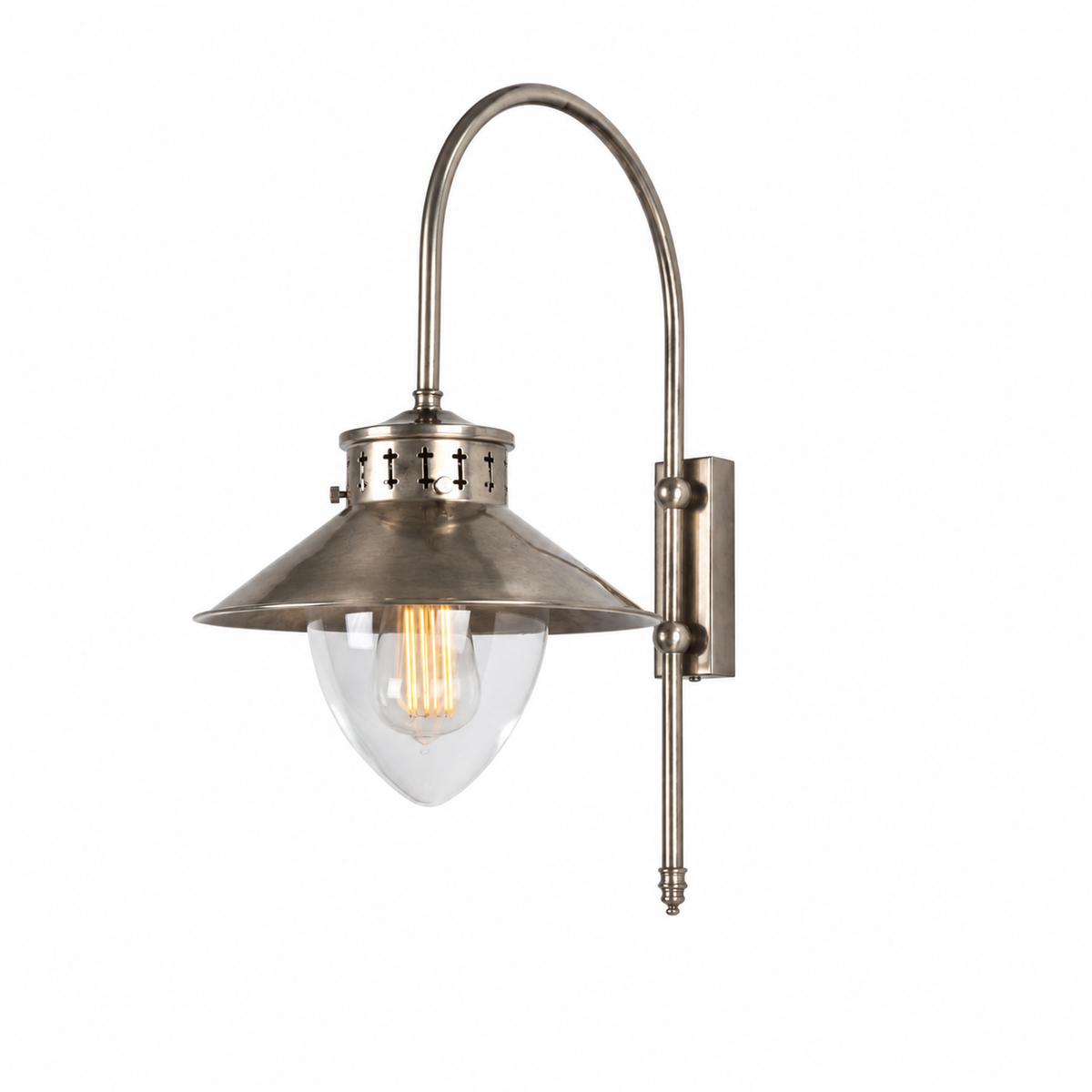 Boyd Wall Sconce in Antique Silver — finish visualization