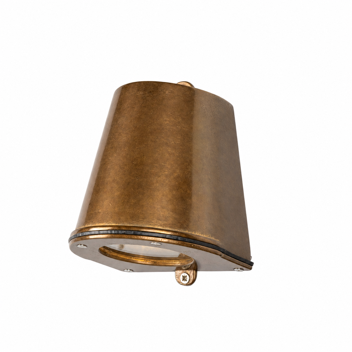 Wade Outdoor Spotlight in Antique Brass