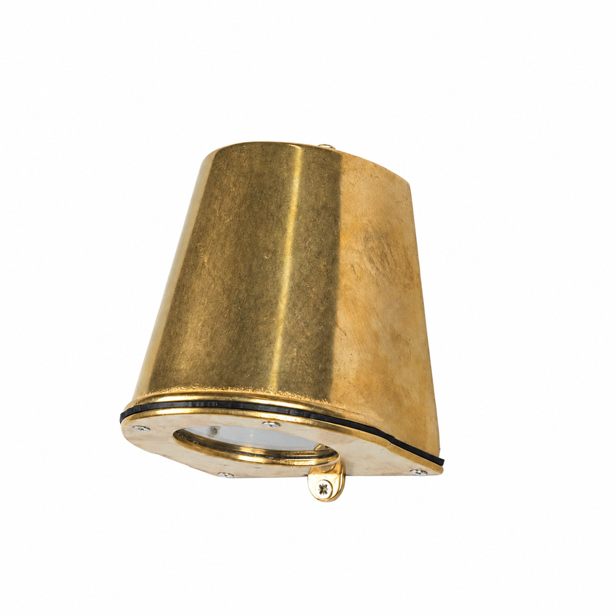 Wade Outdoor Spotlight in Raw Brass